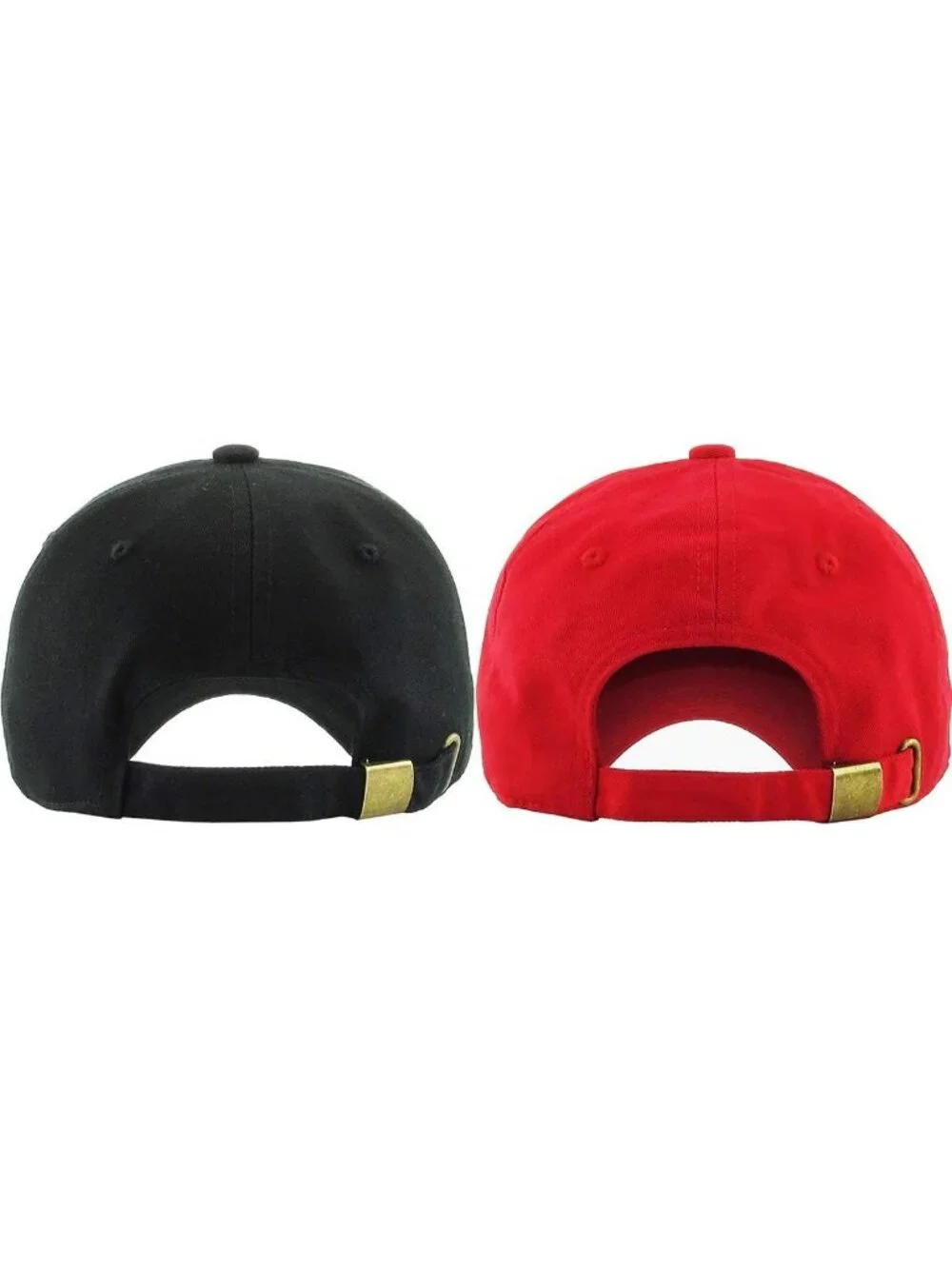 Classic Unisex Cotton Adjustable Low Crown Baseball Cap - Plain Dad Hat, Casual